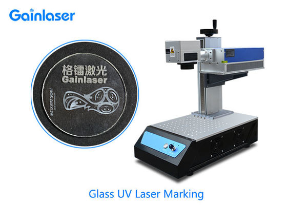 máquina da marcação do laser de vidro de 5Watt 0.15mm para o código de barras