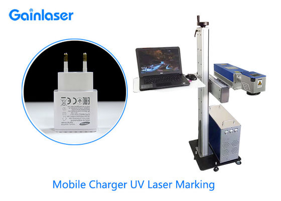 Sistema UV da marcação do laser do voo de AC220V Win XP para o vidro